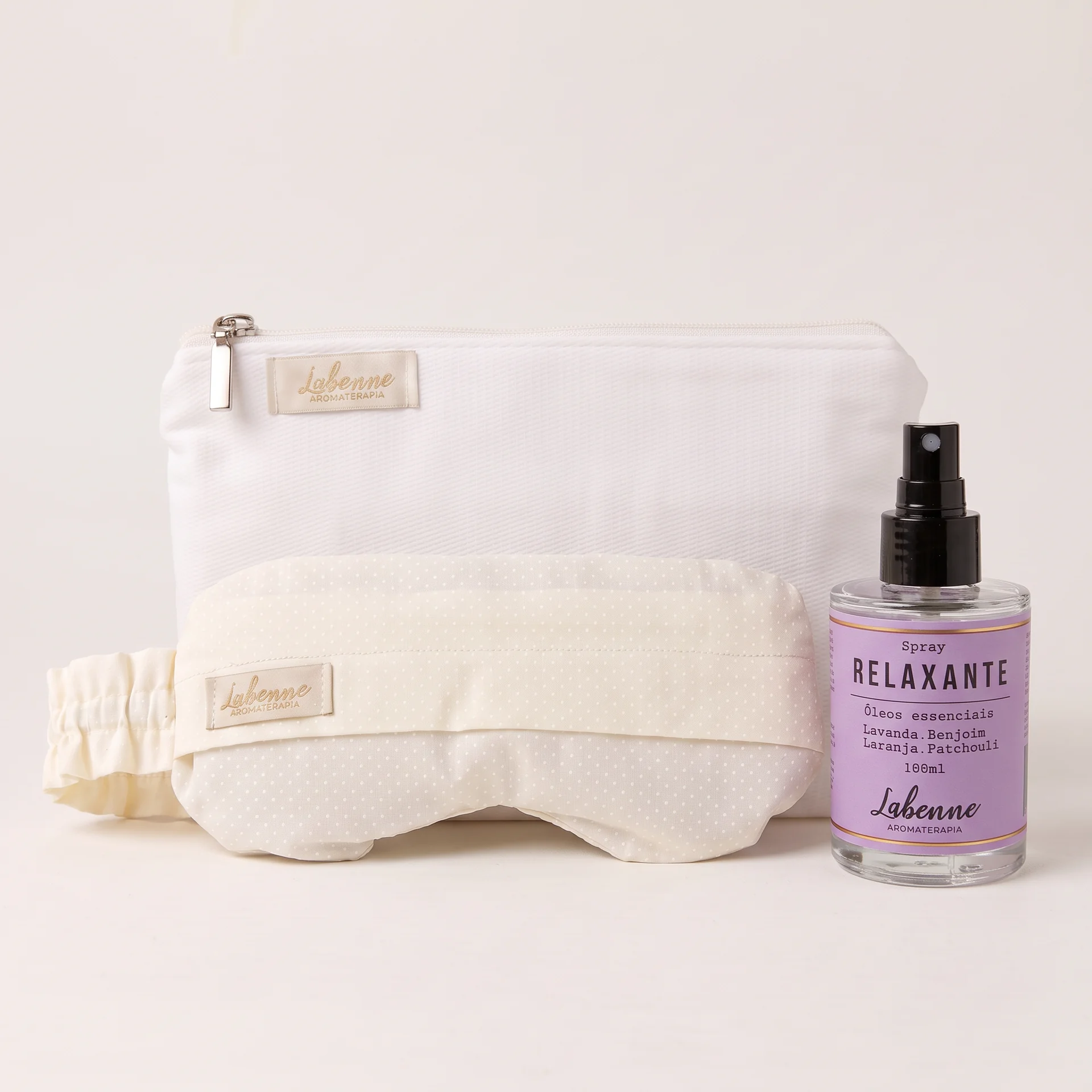 mascara_necessaire_spray_off_white_v2 Spray relaxante + máscara do sono - Imagem 1